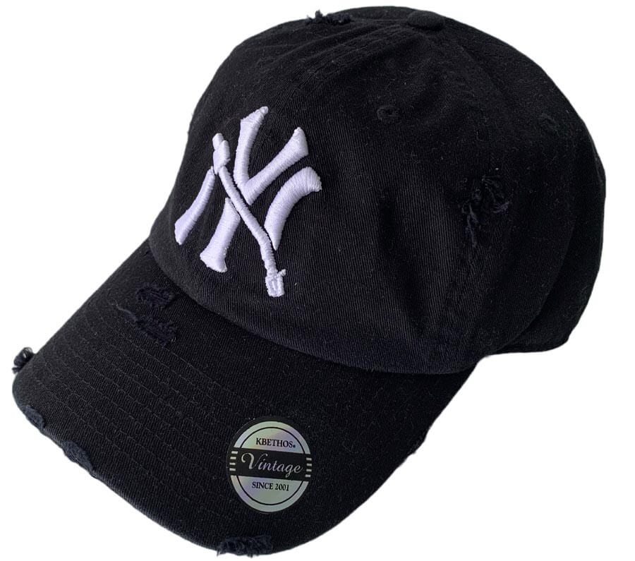 NY DAD HAT - BLACK