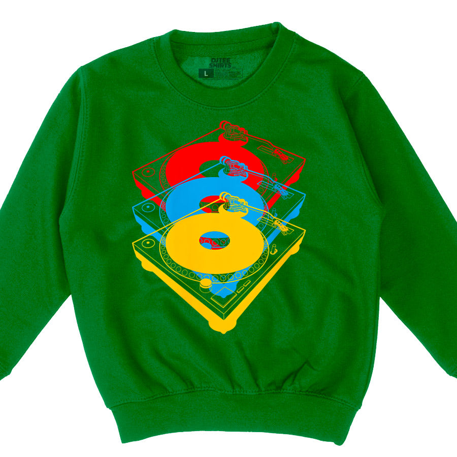 COLOR TURNTABLE - CREWNECK