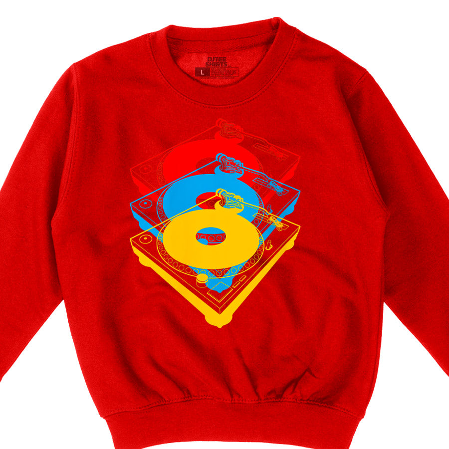 COLOR TURNTABLE - CREWNECK